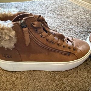 UGG Brown Sneakers with White Sole